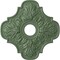 Ekena Millwork Peralta Ceiling Medallion (Fits Canopies up to 4 5/8"), 17 3/4"OD x 3 1/8"ID x 1"P, Athenian Green CM17PEAGF - alternate 1